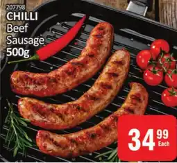 KitKat Cash and Carry CHILLI Beef Sausage offer