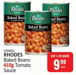 KitKat Cash and Carry RHODES Baked Beans Tomato Sauce offer