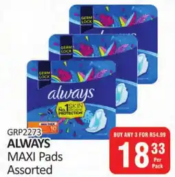 KitKat Cash and Carry Always Maxi Pads Assorted offer