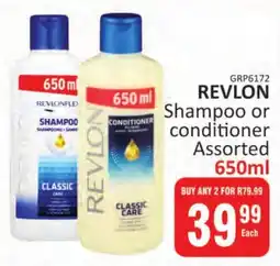 KitKat Cash and Carry REVLON Shampoo or conditioner Assorted offer