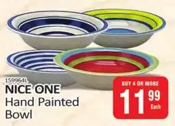 KitKat Cash and Carry NICE ONE Hand Painted Bowl offer