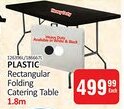 KitKat Cash and Carry PLASTIC Rectangular Folding Catering Table offer