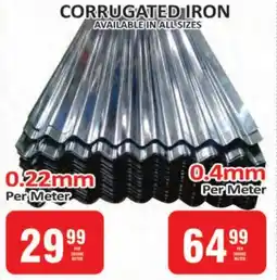 KitKat Cash and Carry Corrugated Iron offer