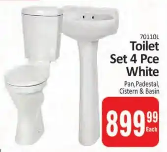 KitKat Cash and Carry Toilet Set White offer