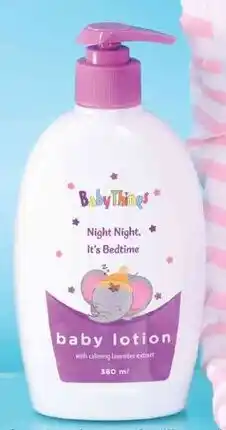 Dis-Chem Baby Things Bedtime Baby Lotion offer