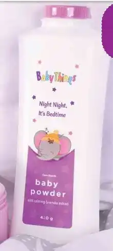 Dis-Chem Baby Things Bedtime Baby Powder offer