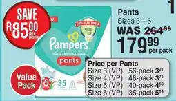 Dis-Chem Pampers Pants offer