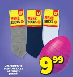 Usave Ubrand men's low-cut socks all variants offer