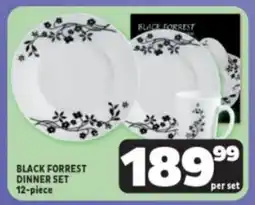 Usave Black forrest dinner set offer