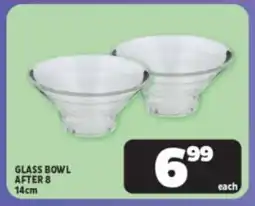 Usave Glass bowl after 8 offer