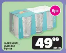 Usave Jager hi ball glass set offer