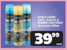 Usave Shield sheen vinyl, plastic & rubber care spray all variants offer