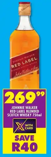 Shoprite Liquor Johnnie walker red label blended scotch whisky offer