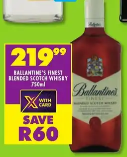 Shoprite Liquor Ballantine's finest blended scotch whisky offer