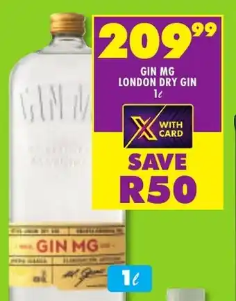 Shoprite Liquor Gin mg london dry gin offer