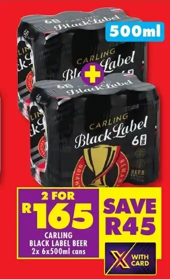 Shoprite Liquor Carling black label beer offer