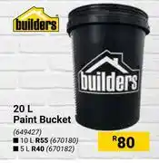 Builders Warehouse Builders Paint Bucket-20Ltr offer