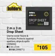 Builders Warehouse Builders Drop Sheet-2m X 3m offer