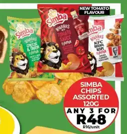 1UP Simba chips assorted offer