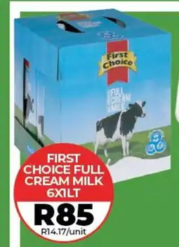 1UP First choice full cream milk offer