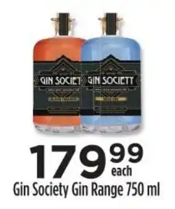 Diamond Discount Liquor Gin Society Gin Range offer