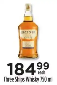 Diamond Discount Liquor Three Ships Whisky offer