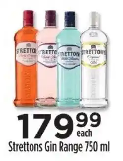 Diamond Discount Liquor Strettons Gin Range offer