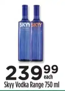 Diamond Discount Liquor Skyy Vodka Range offer