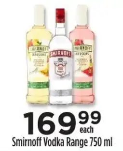 Diamond Discount Liquor Smirnoff Vodka Range offer