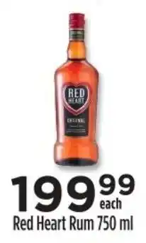 Diamond Discount Liquor Red Heart Rum offer