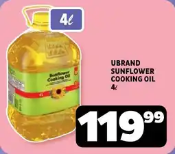 Usave Ubrand sunflower cooking oil offer