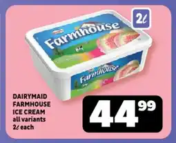 Usave Dairymaid farmhouse ice cream all variants offer