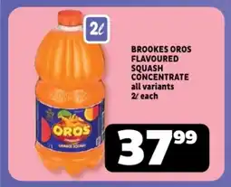 Usave Brookes oros flavoured squash concentrate all variants offer