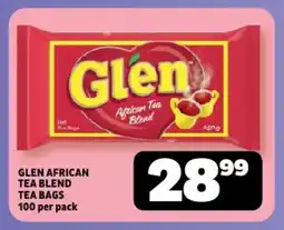 Usave Glen african tea blend tea bags offer