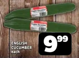 Usave English cucumber offer