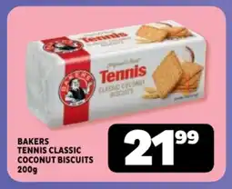 Usave Bakers tennis classic coconut biscuits offer