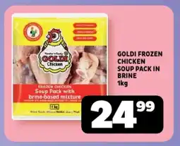 Usave Goldi frozen chicken soup pack in brine offer