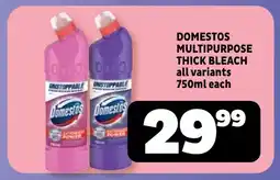 Usave Domestos multipurpose thick bleach all variants offer