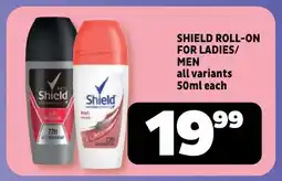 Usave Shield roll-on for ladies/ men all variants offer