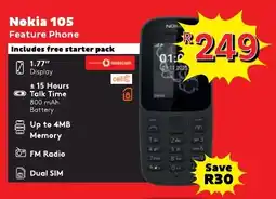 Usave Nokia 105 Feature Phone offer