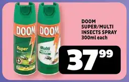 Usave Doom super/multi insects spray offer