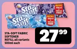 Usave Sta-soft fabric softener refill all variants offer