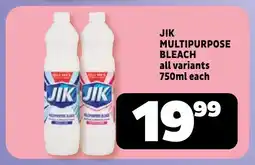 Usave Jik multipurpose bleach all variants offer