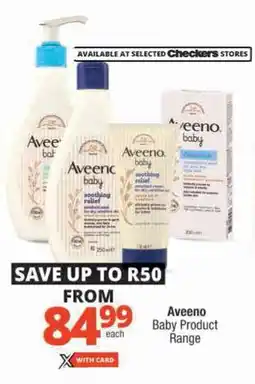 Checkers Aveeno Baby Product Range offer