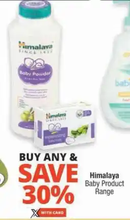 Checkers Himalaya Baby Product Range offer