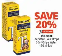 Checkers Telament Paediatric Colic Drops/ Gripe Water offer