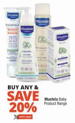 Checkers Mustela Baby Product Range offer