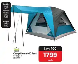 Makro Camp Master Camp Dome 410 Tent offer