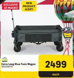 Makro Camp Master Extra Long Blue Train Wagon offer