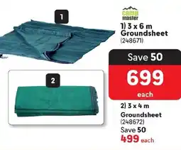 Makro Camp Master Groundsheet offer